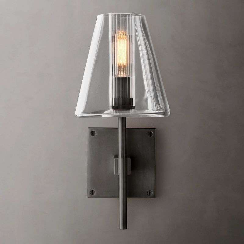 Fulham Glass Shade Sconce – view 5