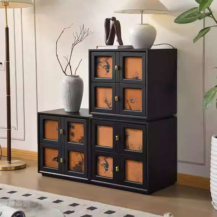 black sideboard