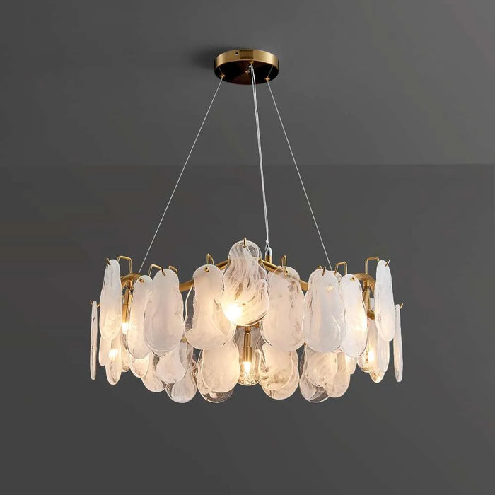 cloud glass chandelier