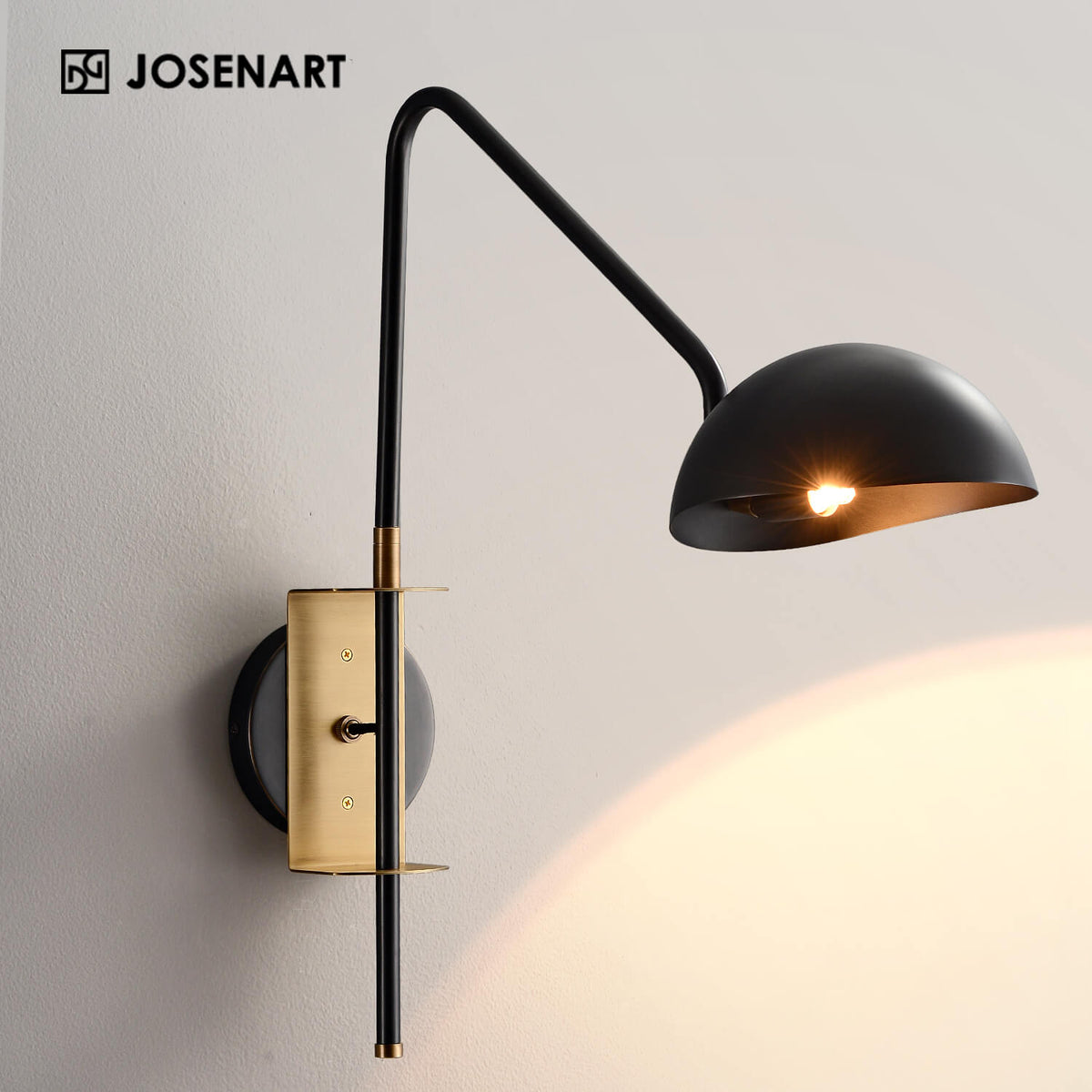 wall sconce with switch