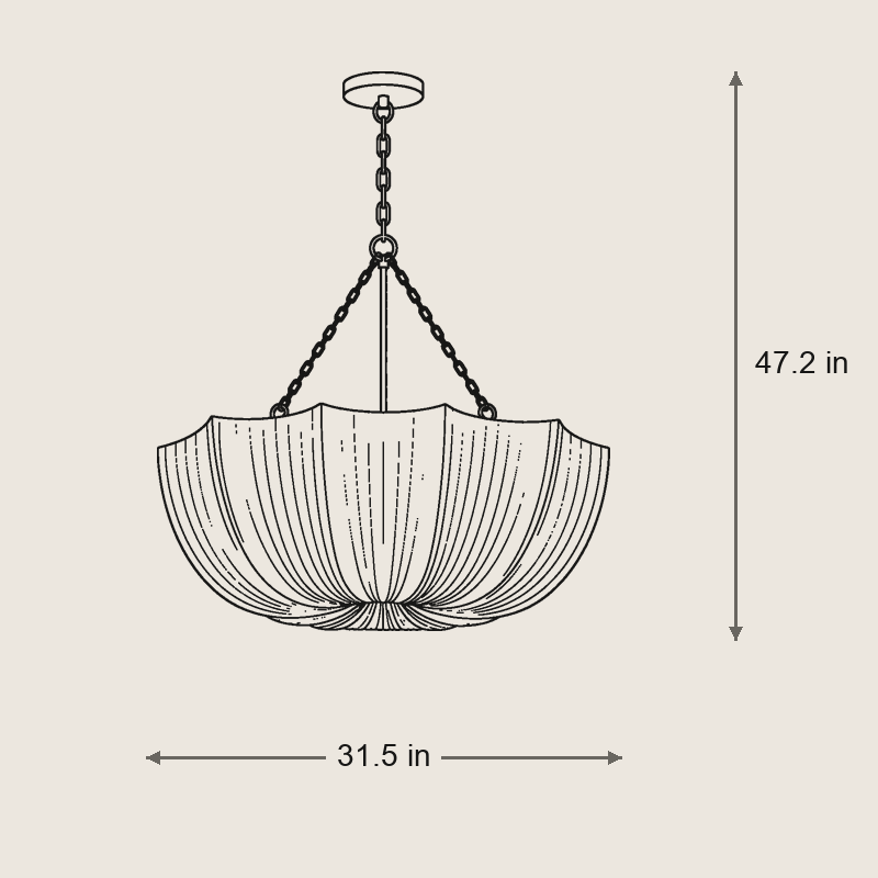 Aldwin Pendant — Dimensions: