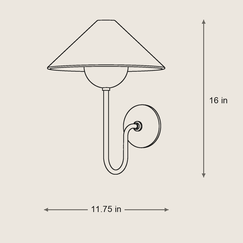 Evan Sconce — Dimensions: 11.75 in width, 16 in height