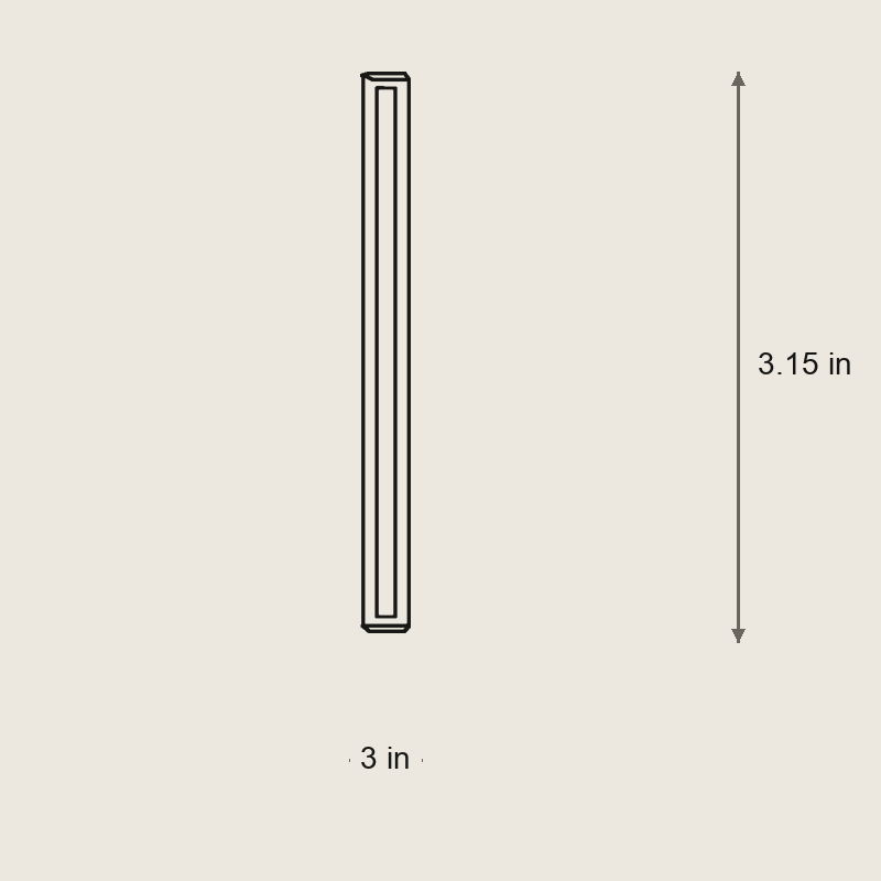 Haylen Solar Cylinder Outdoor Wall Lighting in Black — Dimensions: