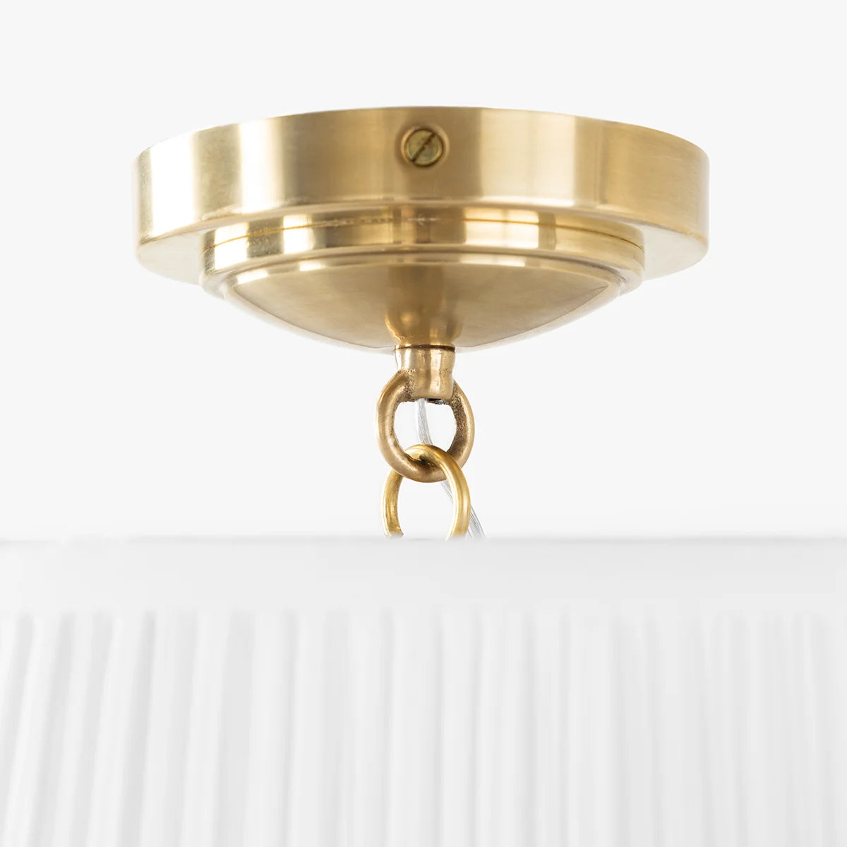 Georgiana Regency-Inspired Semi-Flush Mount Ceiling Light