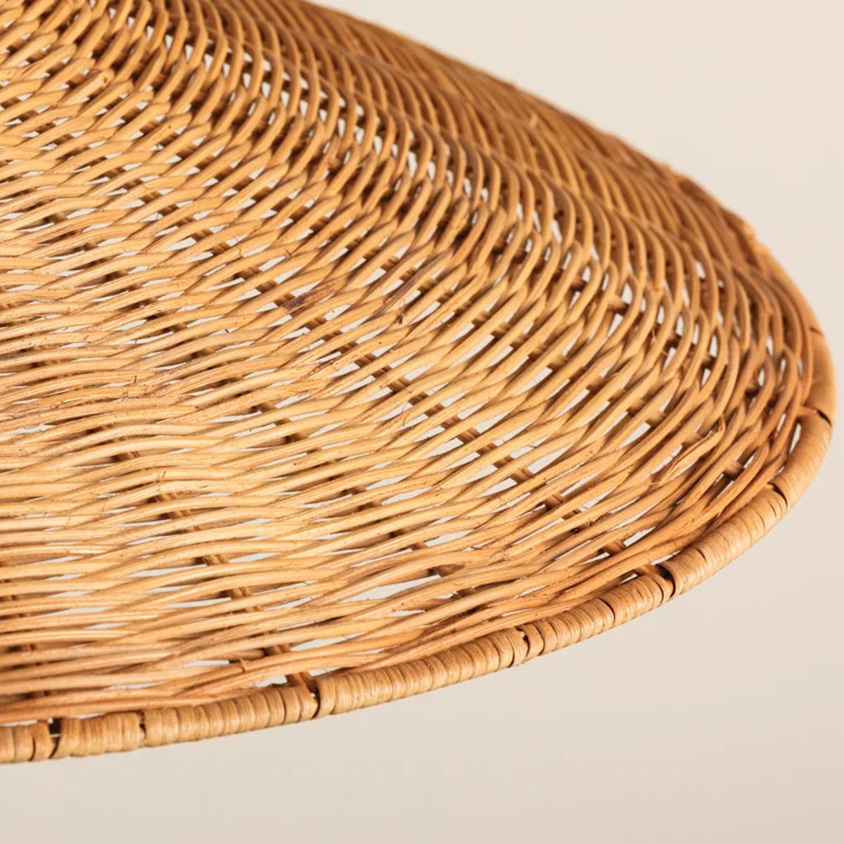 Laudine Wicker Pendant — Woven Hanging Light with Warm Dappled Glow