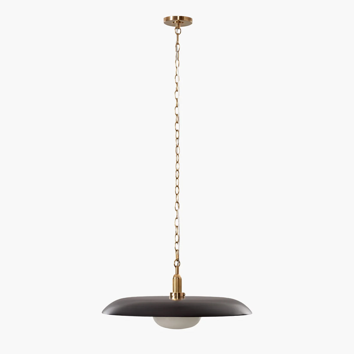 Letterly Fluted Glass Pendant Light
