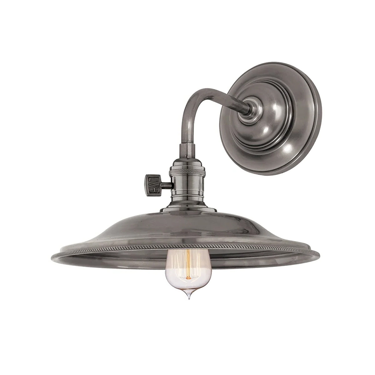 One-Light Steel Barn Wall Sconce with