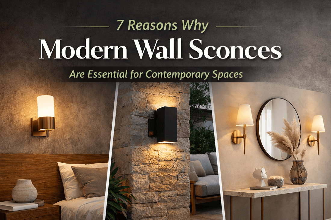 7 Reasons Why Modern Wall Sconces Are Essential for Contemporary Spaces
