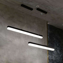 Alabaster Simple Linear Kitchen Island Chandelier – view 4