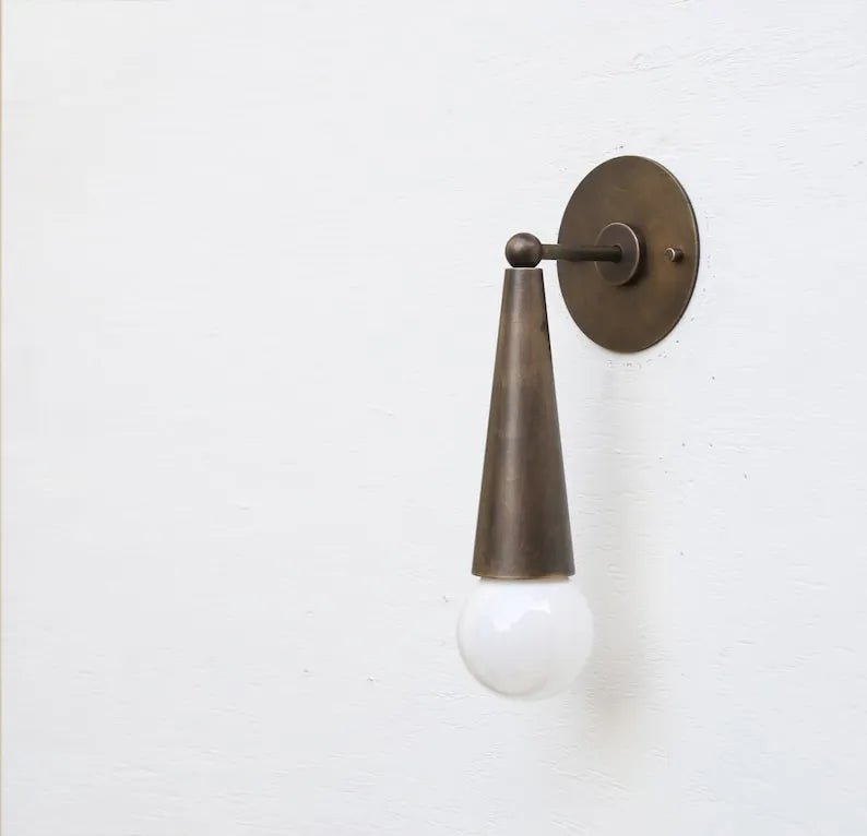 casting brass sconce