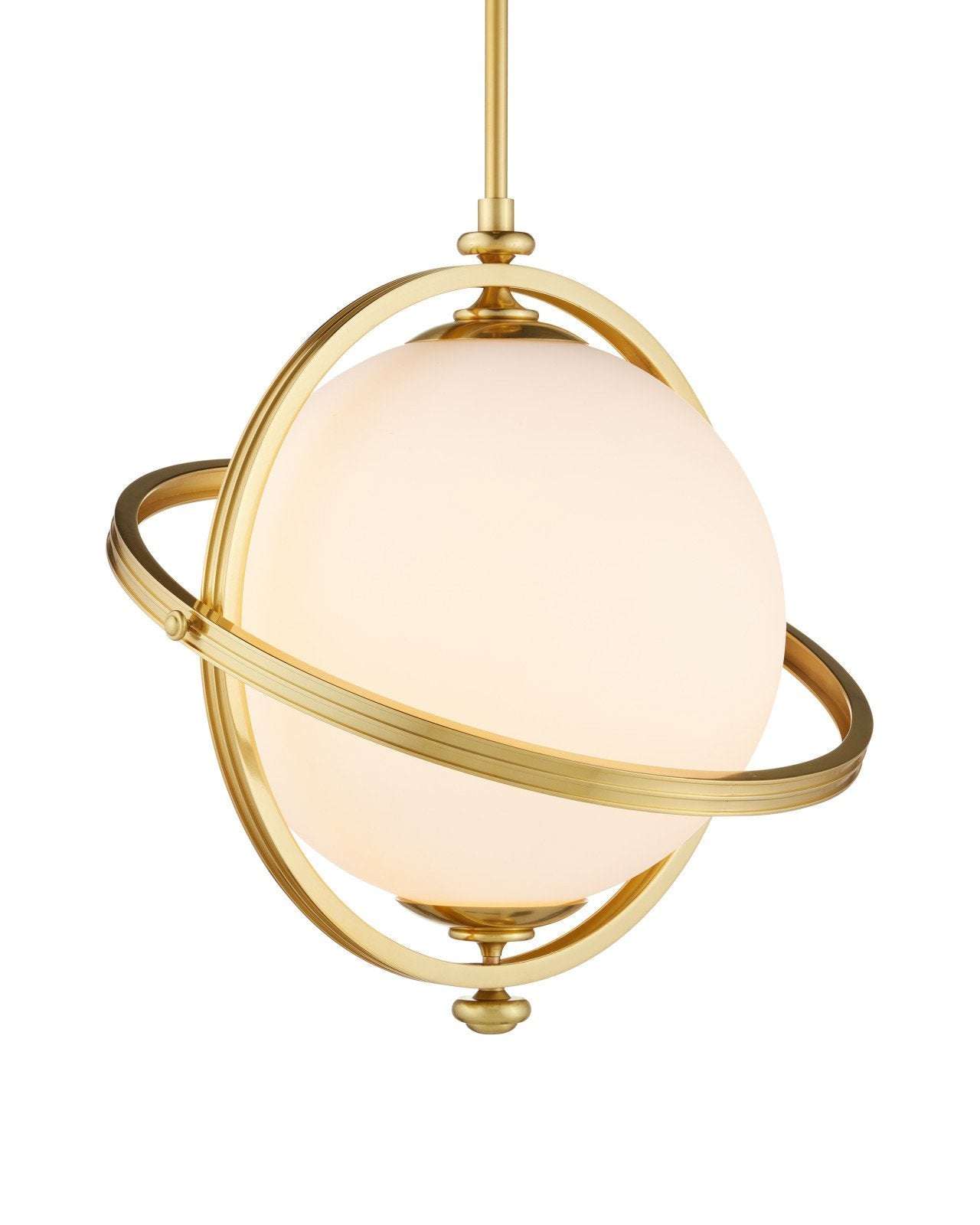 modern ring globe pendant