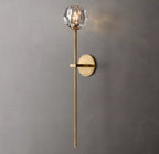 boule de cristal glass grand wall sconce