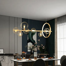 Glass Ball Modern Kitchen Island Lighting – Kitchen Light Fixtures - View 3