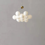 alabaster globe chandelier