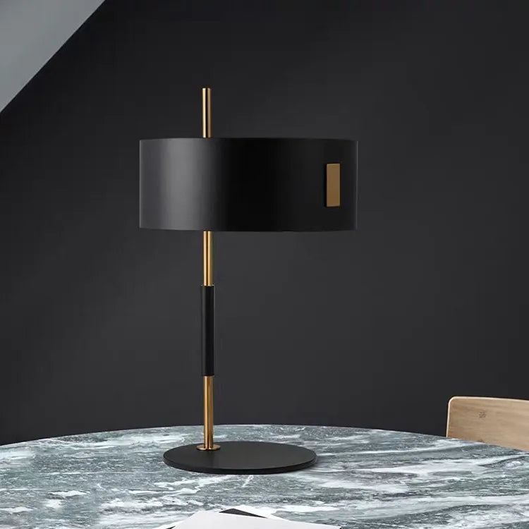 classic black table lamp
