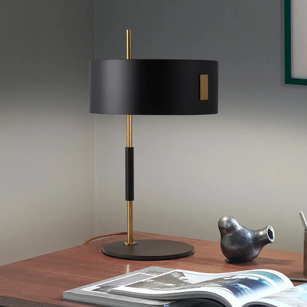 1953 black table lamp