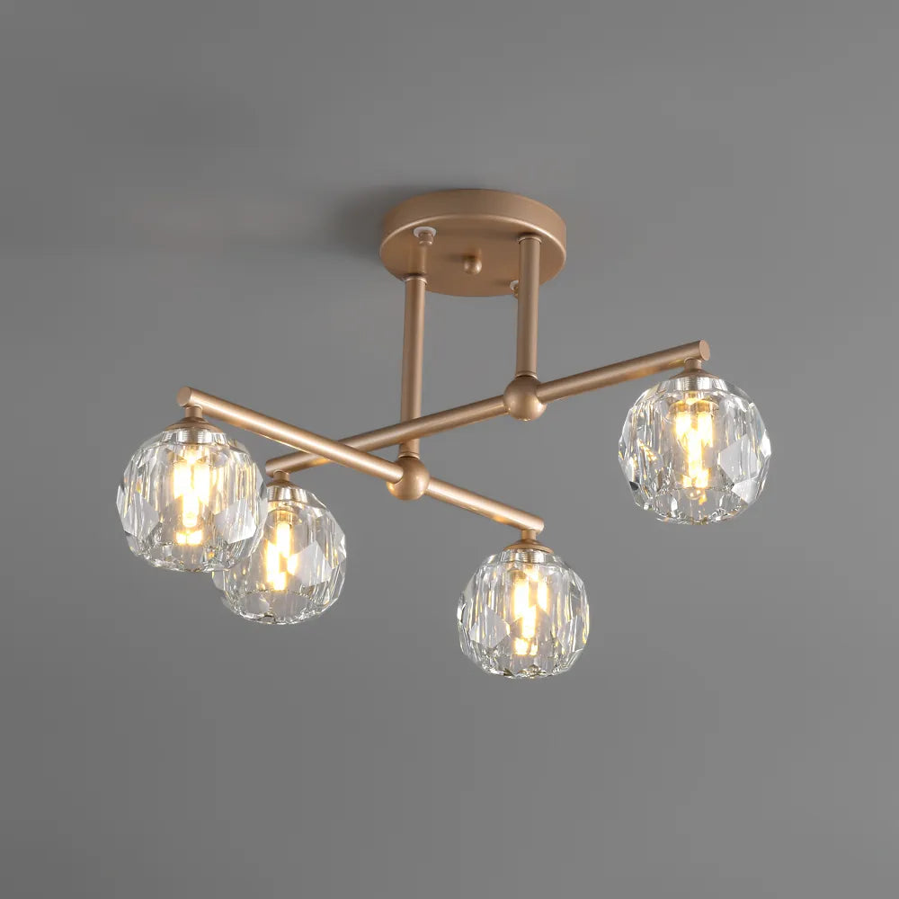 mount gold crystal chandelier