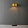 gold brass floor lamp