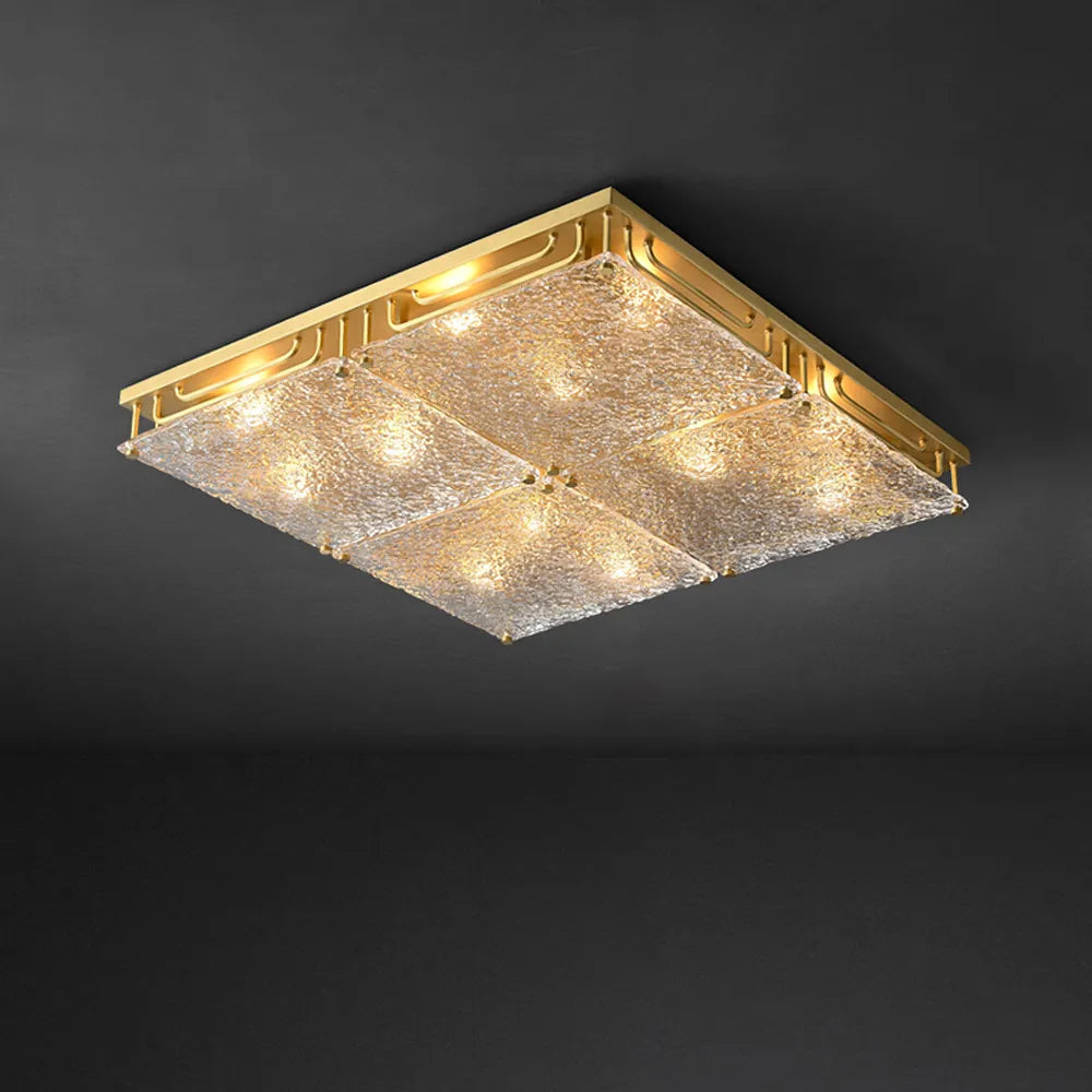 ceiling light with glass