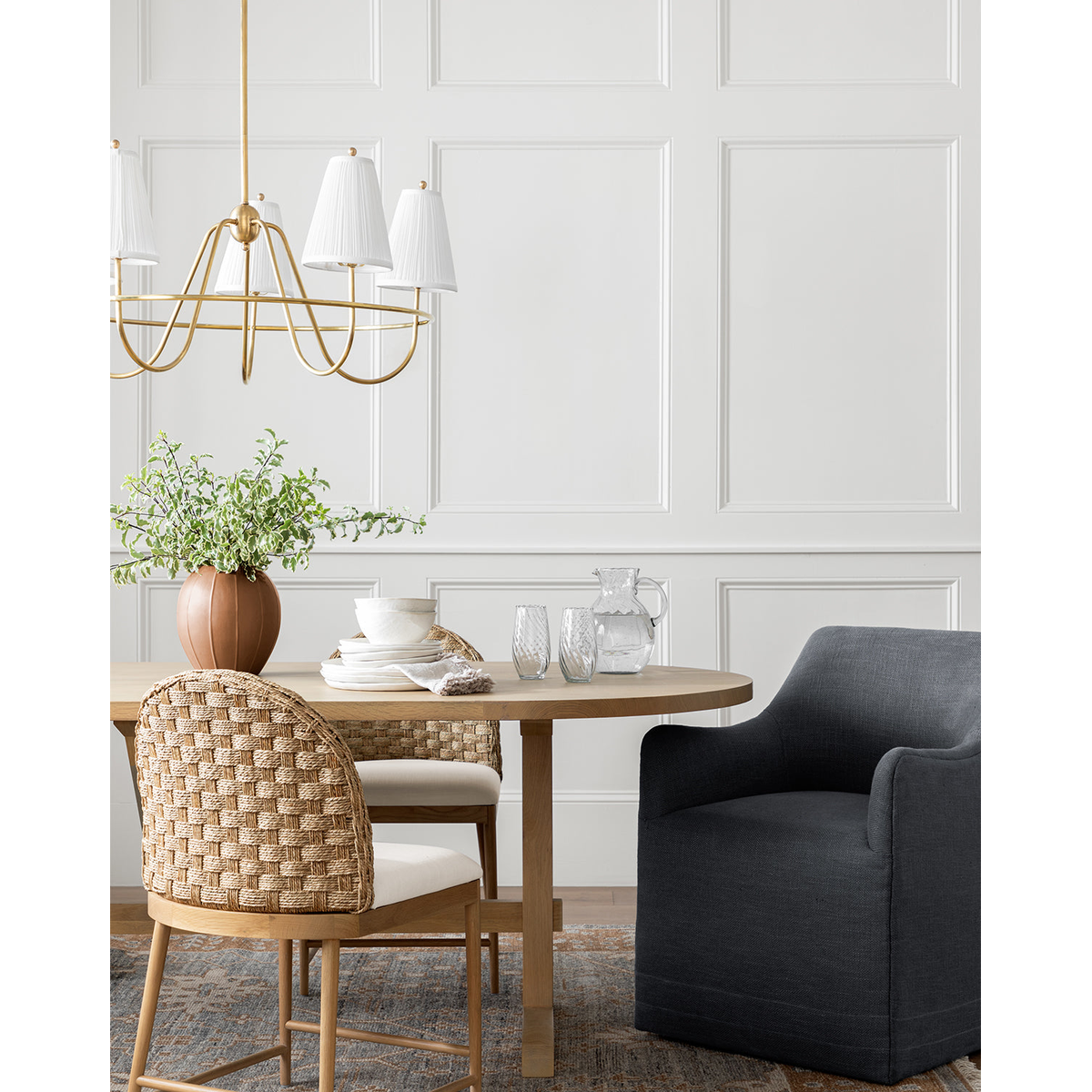 Georgiana Pleated Chandelier