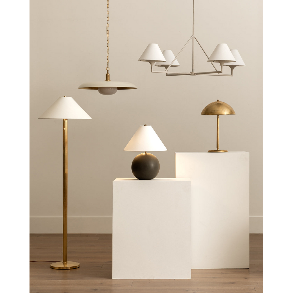Letterly Pendant — Fluted Glass Hanging Light with Soft Warm Ambient Glow