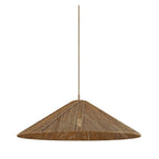Woven Disc Pendant Light view 3
