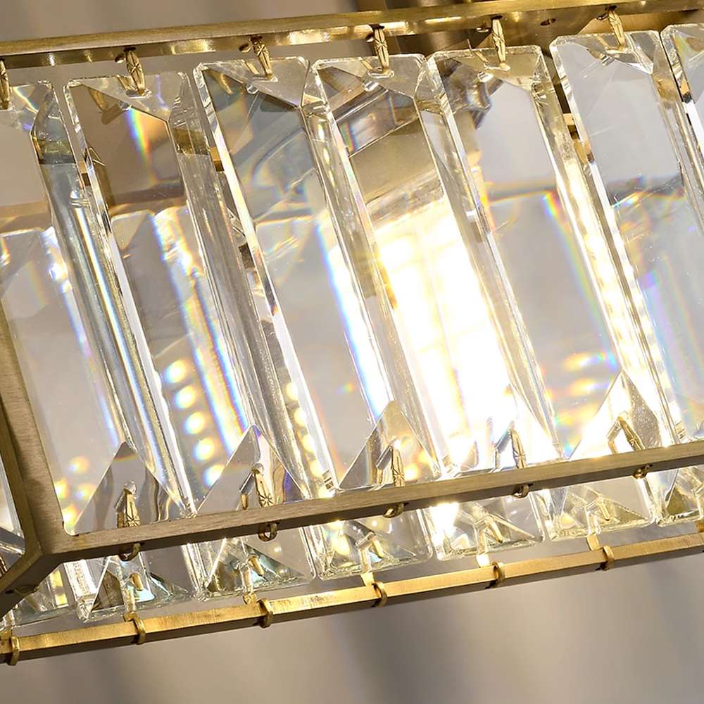 Elegant 21st Century Tur Brass Crystal Sconce Lamp for Modern Lighting - View 5