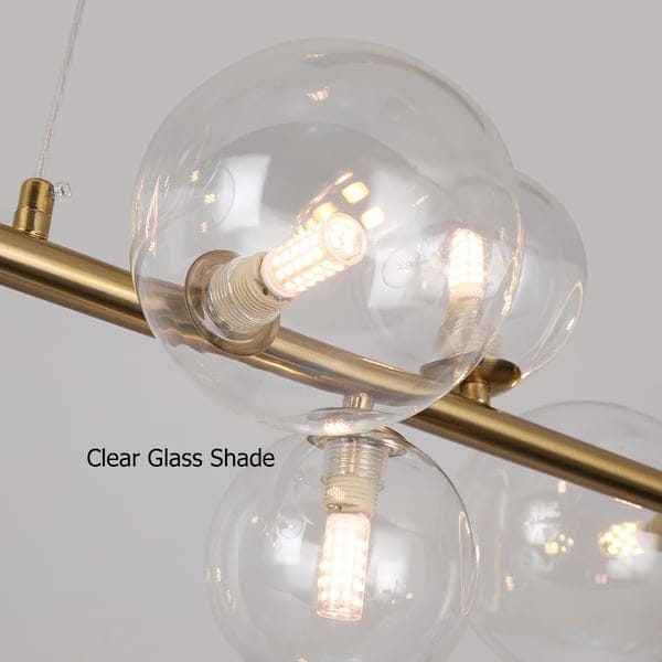 Glass Ball Modern Kitchen Island Lighting – Kitchen Light Fixtures - View 10