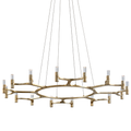 crystal ring led chandelier