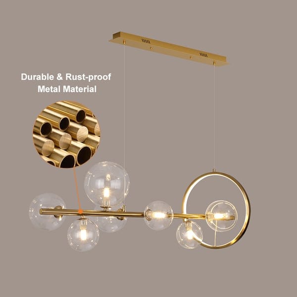 Glass Ball Modern Kitchen Island Lighting – Kitchen Light Fixtures - View 16