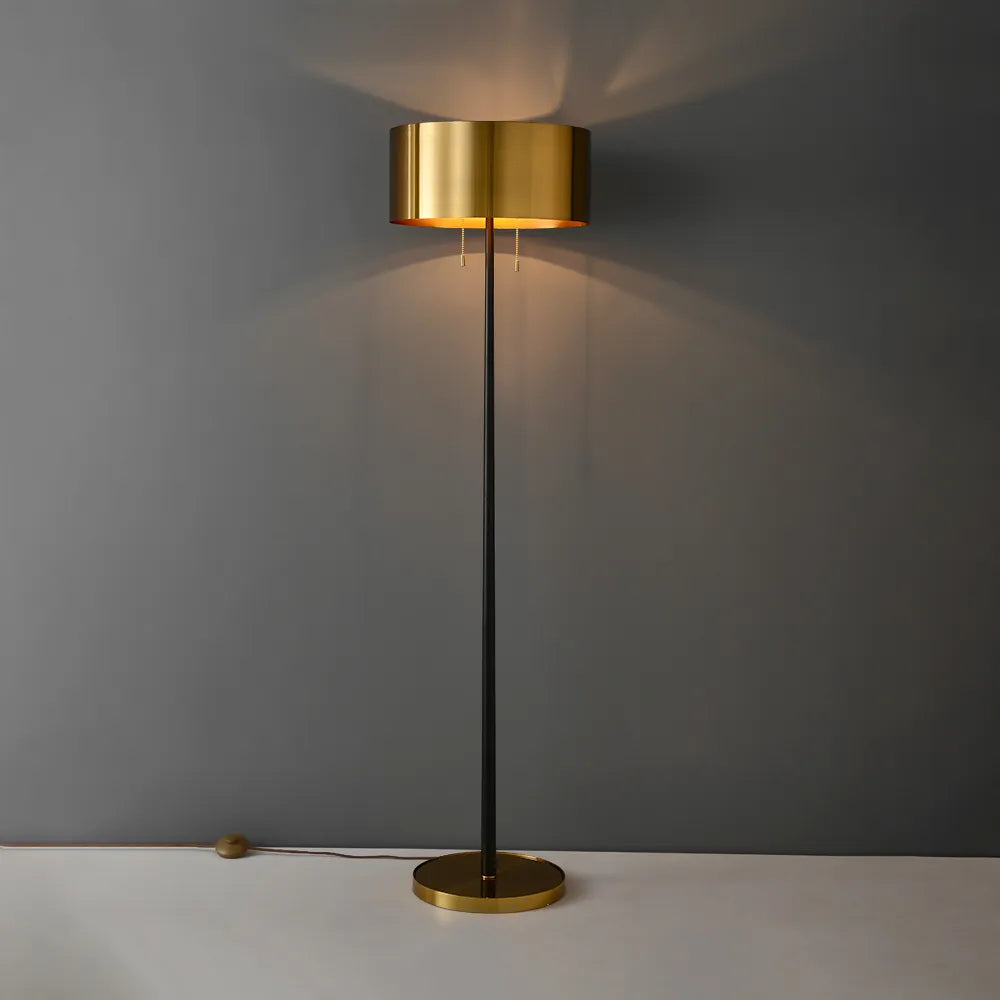 antique brass floor lamp