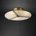 white glass shade lighting