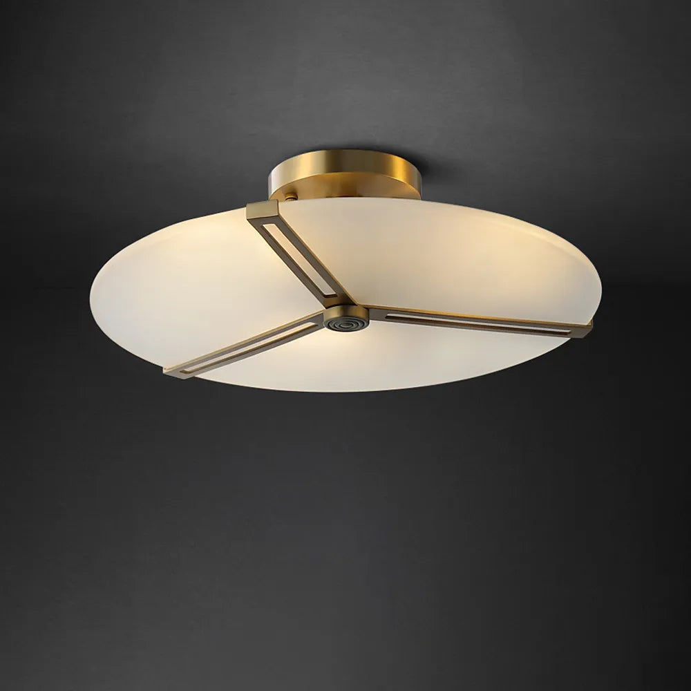 white glass shade lighting