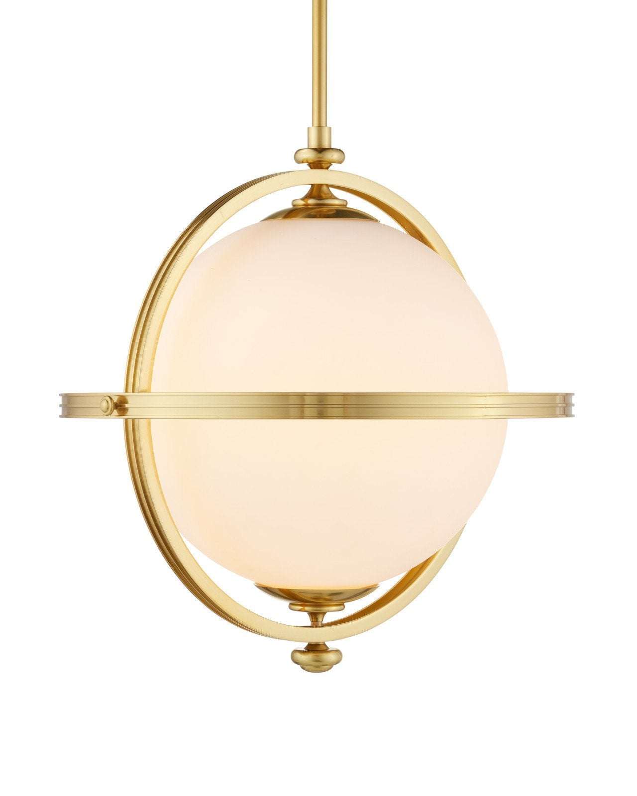 modern ring globe pendant