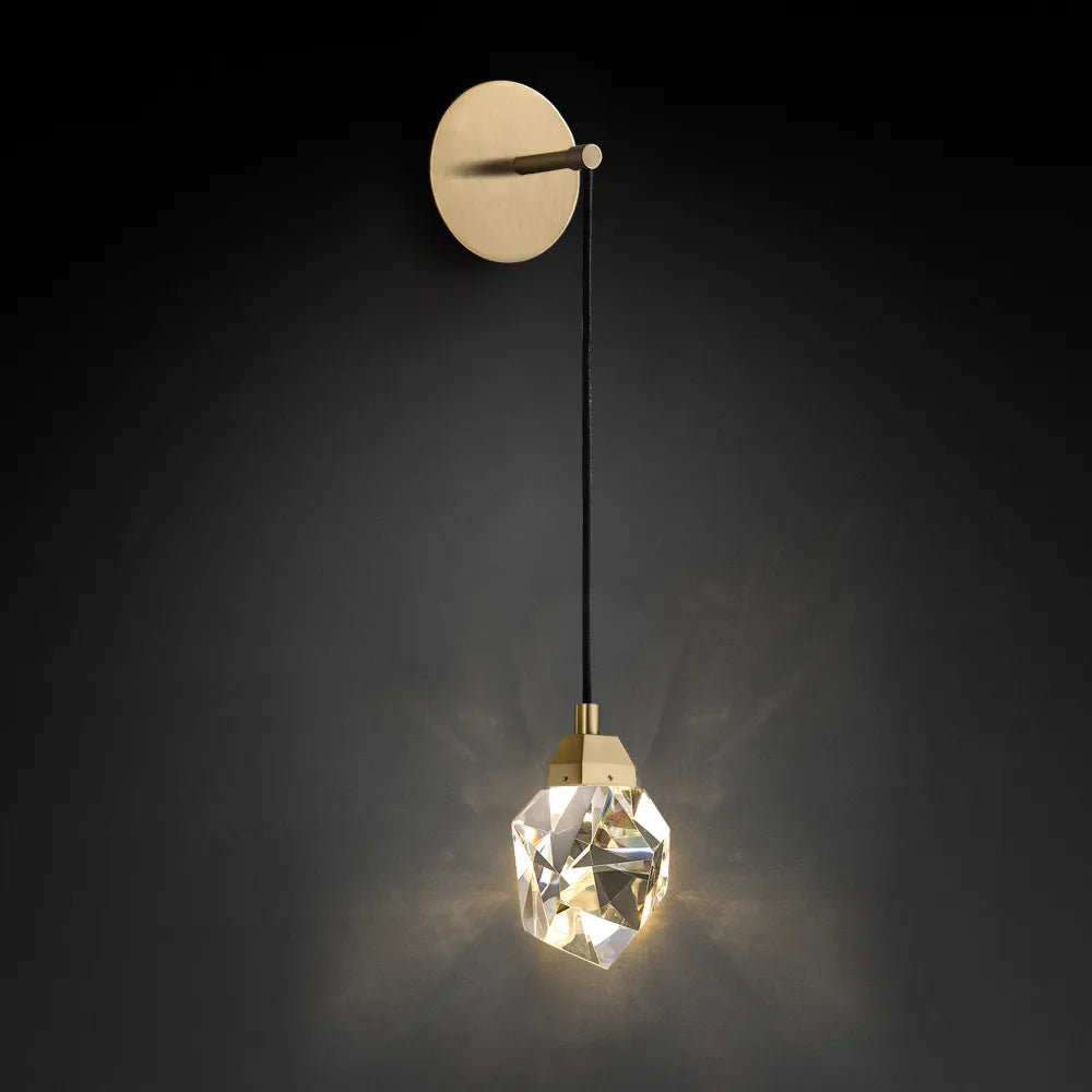 irregular gem wall sconces