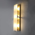 harlow calcite linear sconce