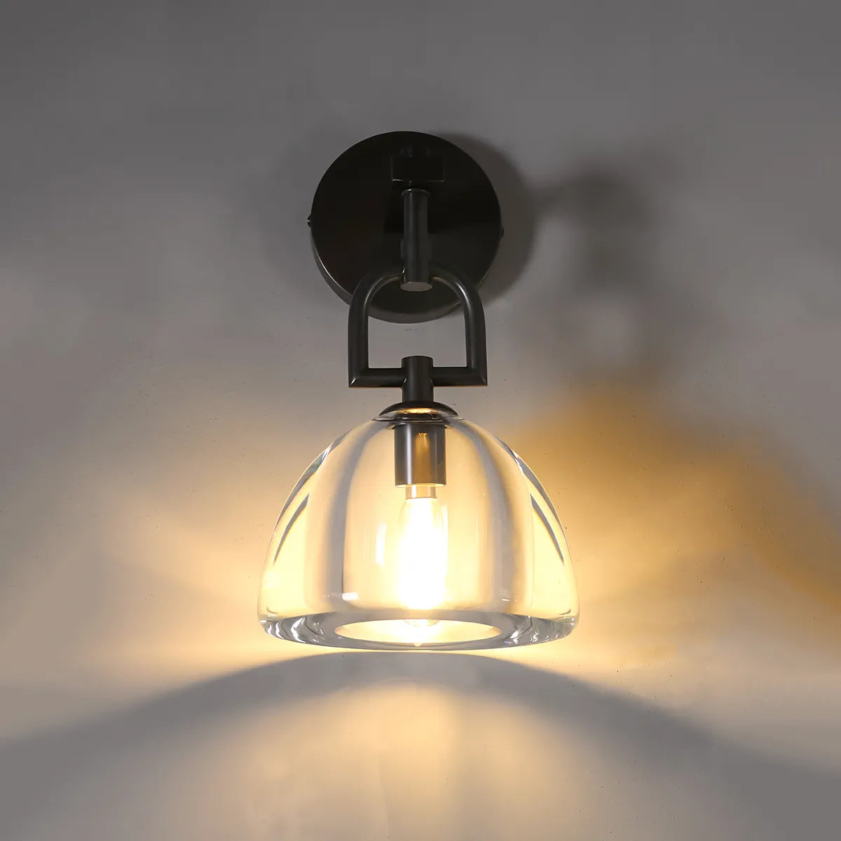 botanist dome crystal sconce