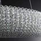 Crystal Halo Round LED Chandelier 41" Halo Lighting Fixture