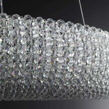 Crystal Halo Round LED Chandelier 41" Halo Lighting Fixture – view 9