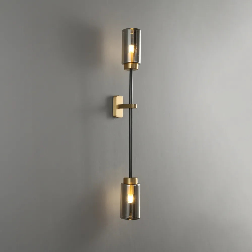 glass shades wall sconces