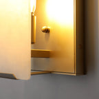 harlow calcite linear sconce