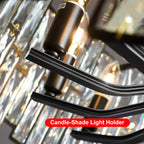 Geometric Crystal Chandelier – Living Room Chandelier - View 5