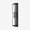 Minimalist Clear Shade Vanity Square Wall Sconce - View 6