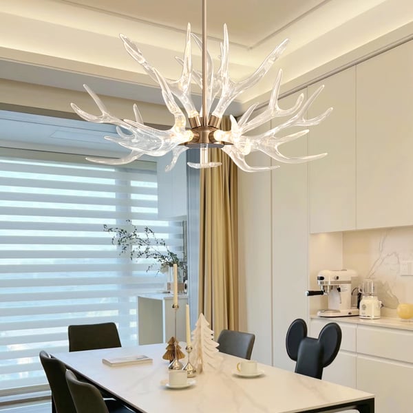 modern gold chandelier