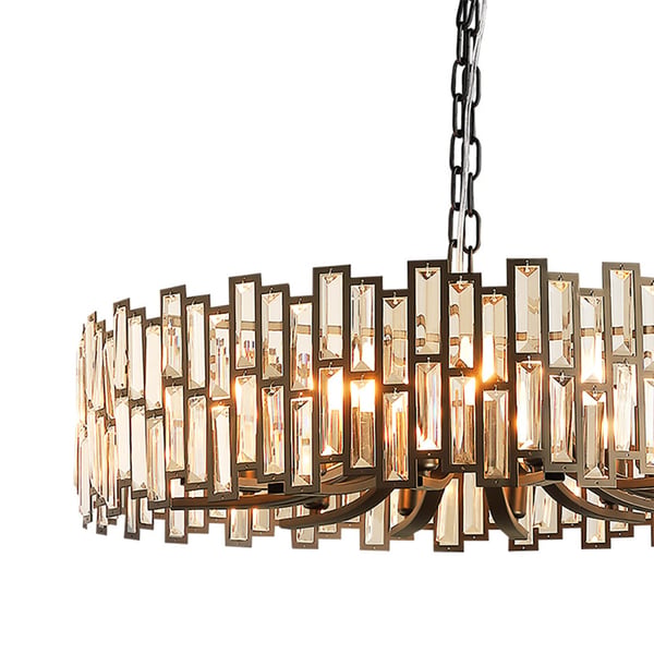 Geometric Crystal Chandelier – Living Room Chandelier - View 6