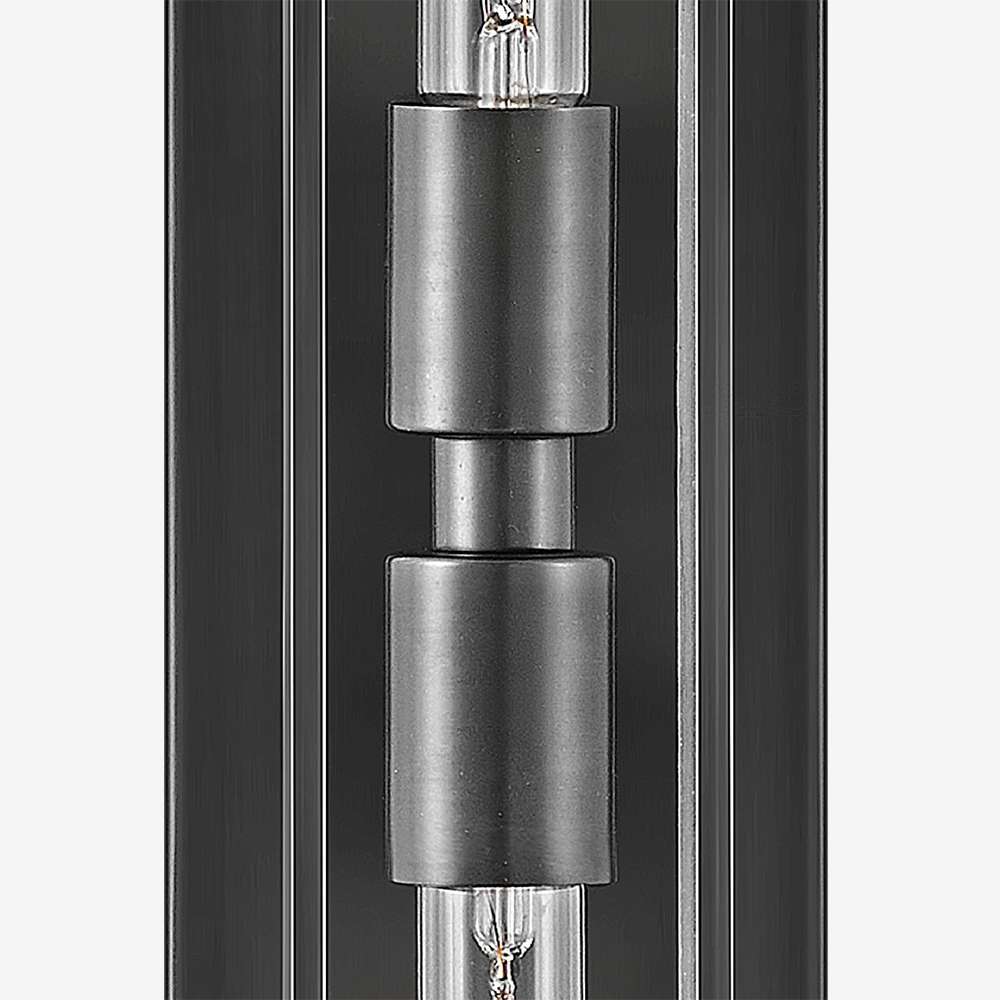 Minimalist Clear Shade Vanity Square Wall Sconce - View 11