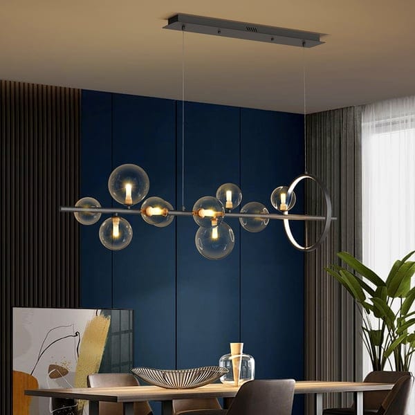 Glass Ball Modern Kitchen Island Lighting – Kitchen Light Fixtures - View 6