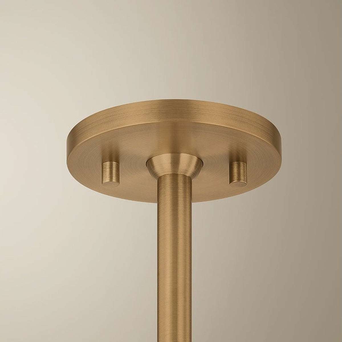 Patina Brass Bowl Pendant Light detail view
