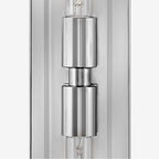Minimalist Clear Shade Vanity Square Wall Sconce - View 10