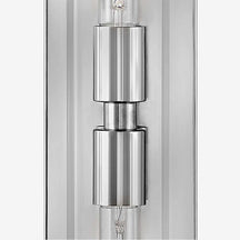 Minimalist Clear Shade Vanity Square Wall Sconce - View 10